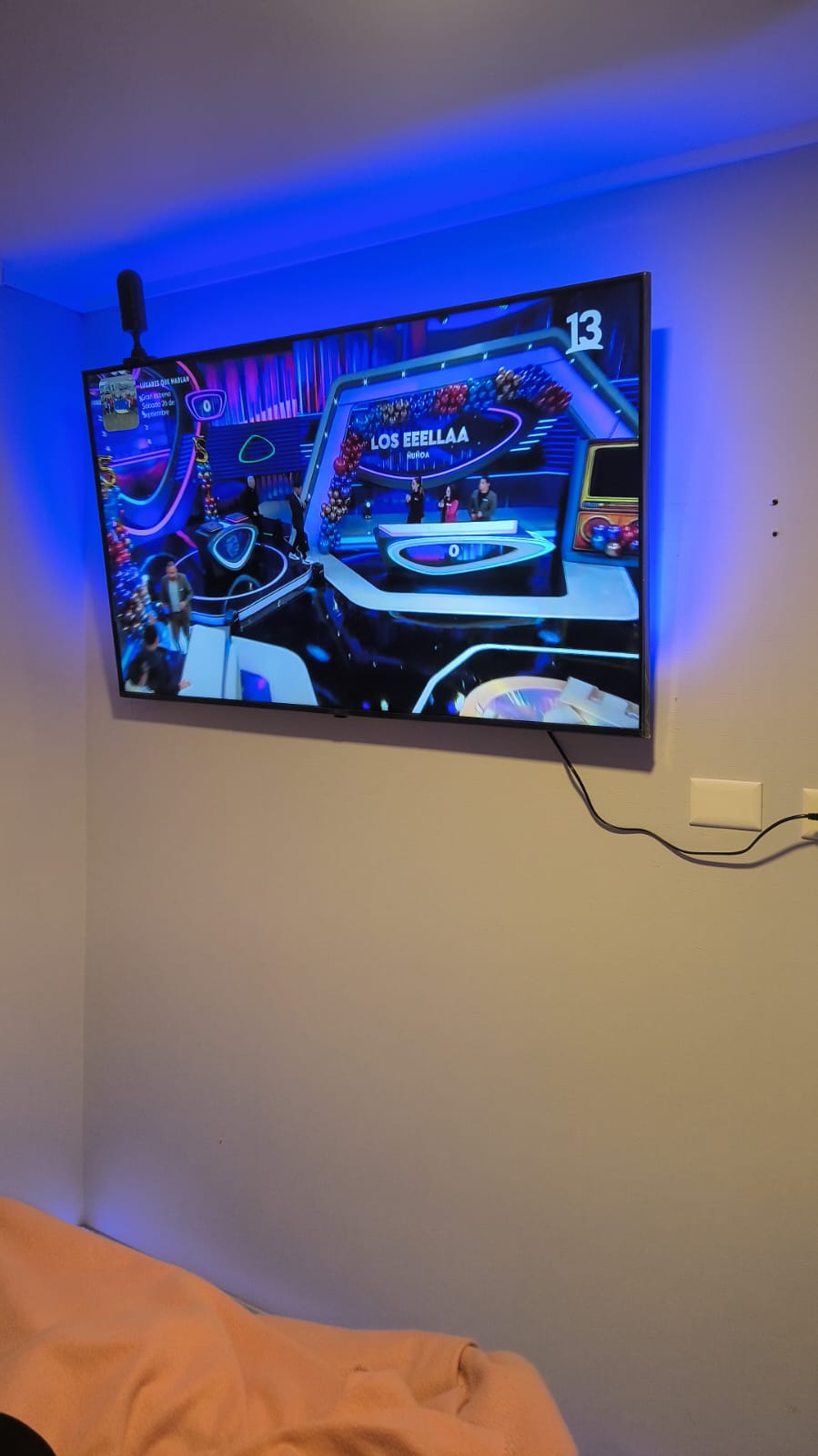 Soporte de TV instalado en Providencia